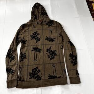 Denim & Flower Men’s Long Sleeve Hoodie Ricky Singh Size Small C67